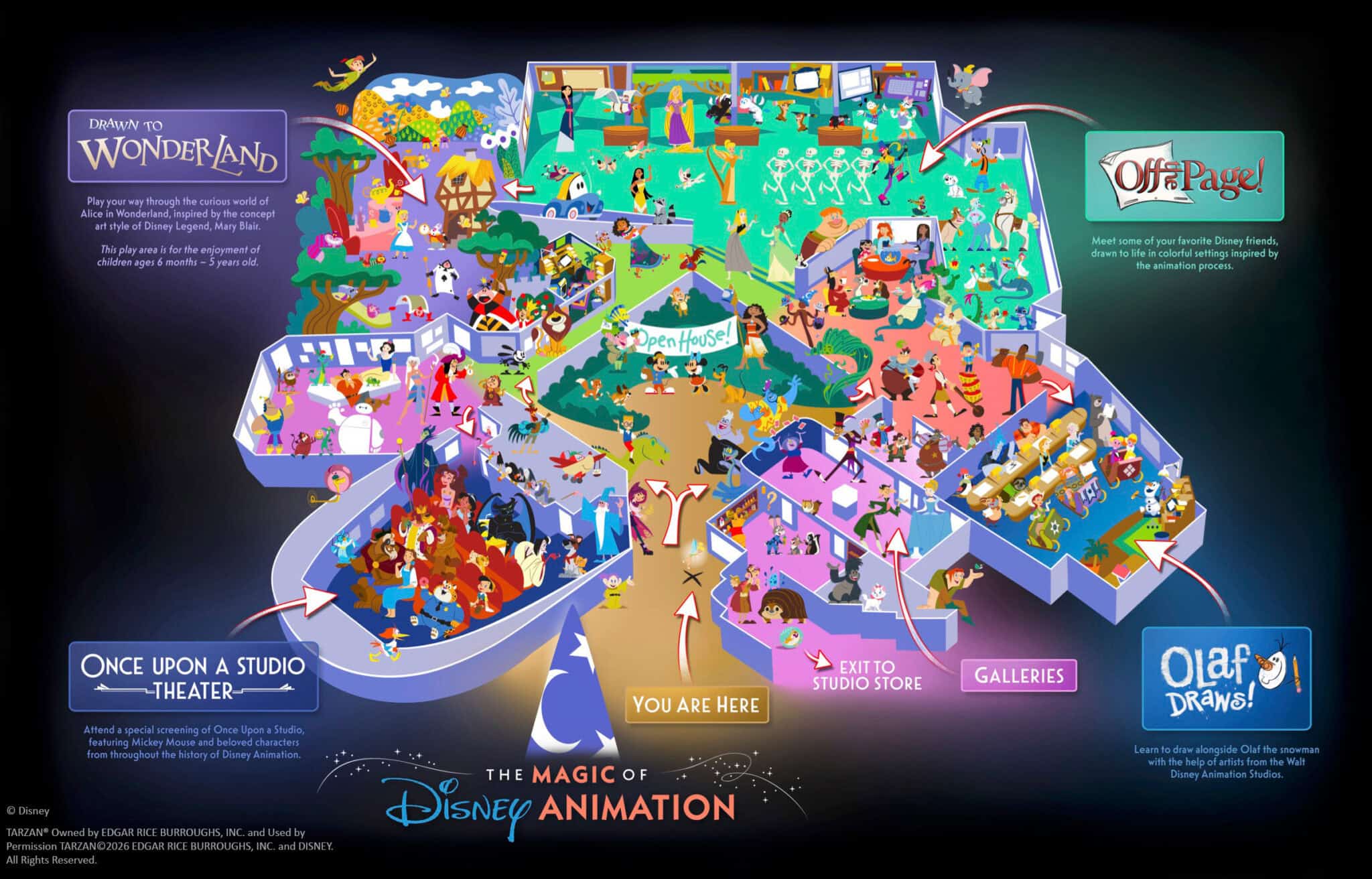 mapa da nova área do Hollywood Studios
